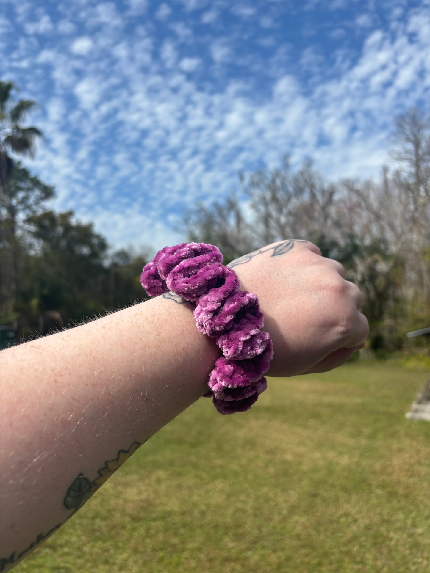 Electric Violet (Berry) Scrunchie