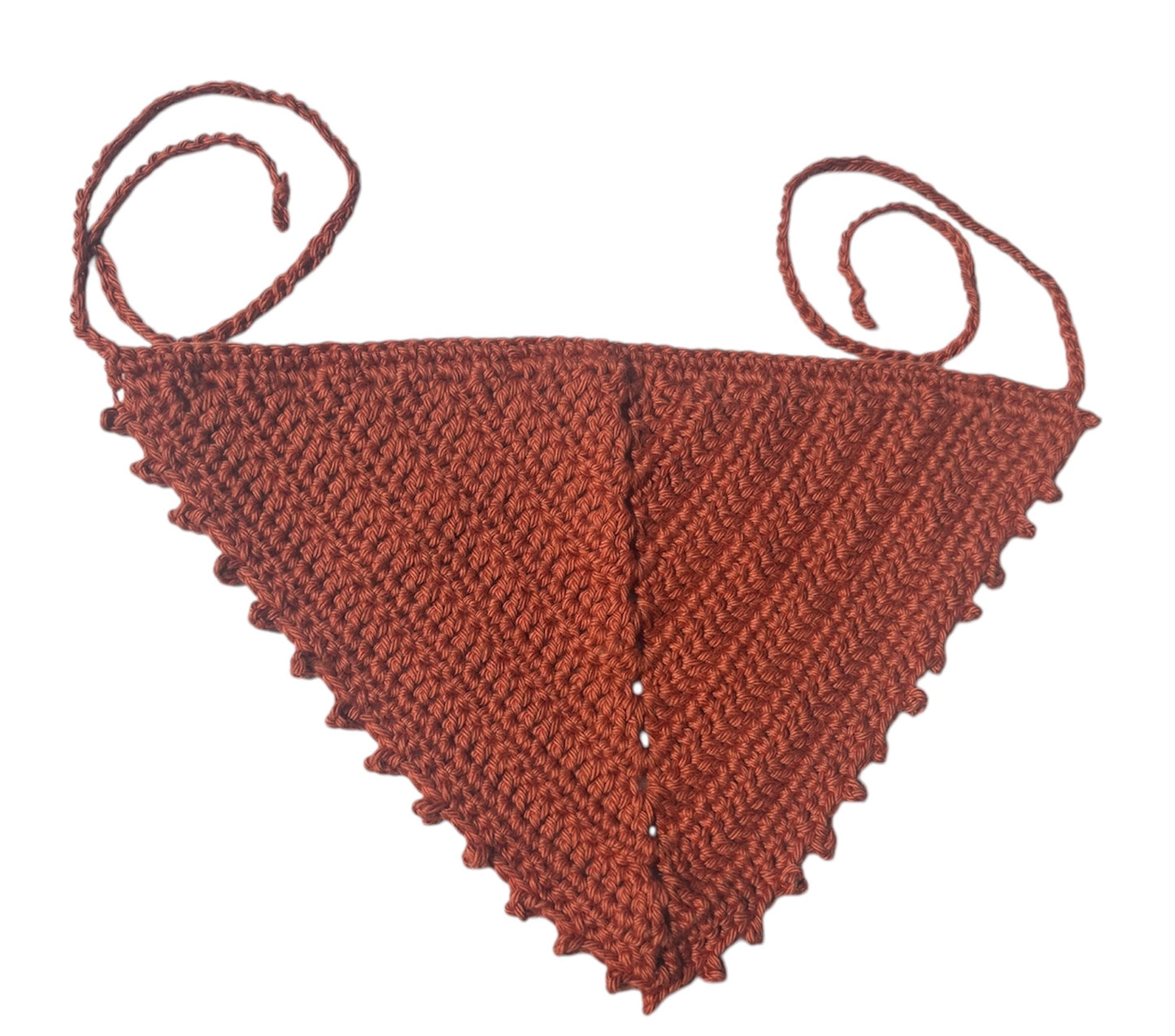 Rust Picot Bandana