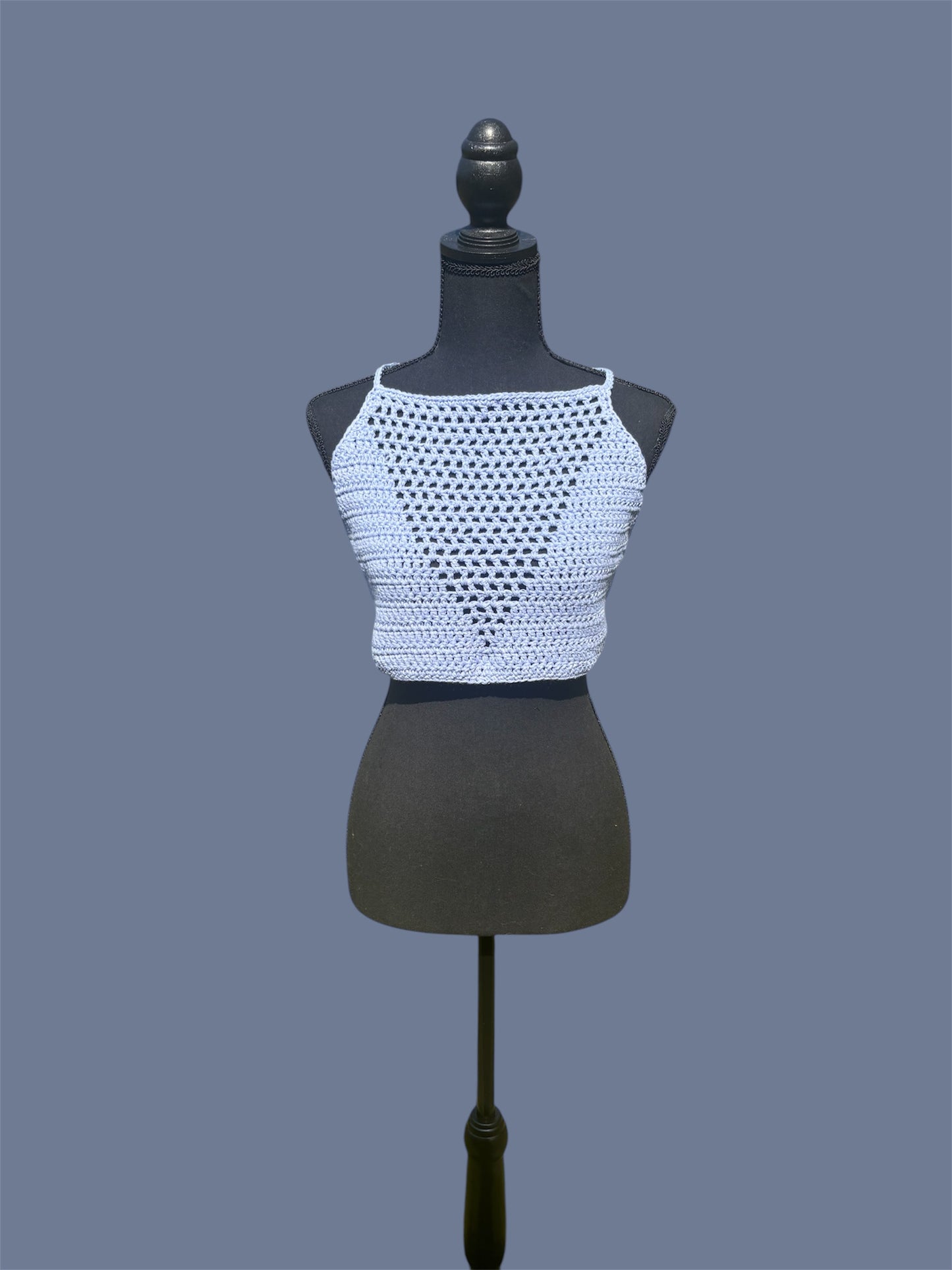 Cornflower Valerie Crop Top - Medium