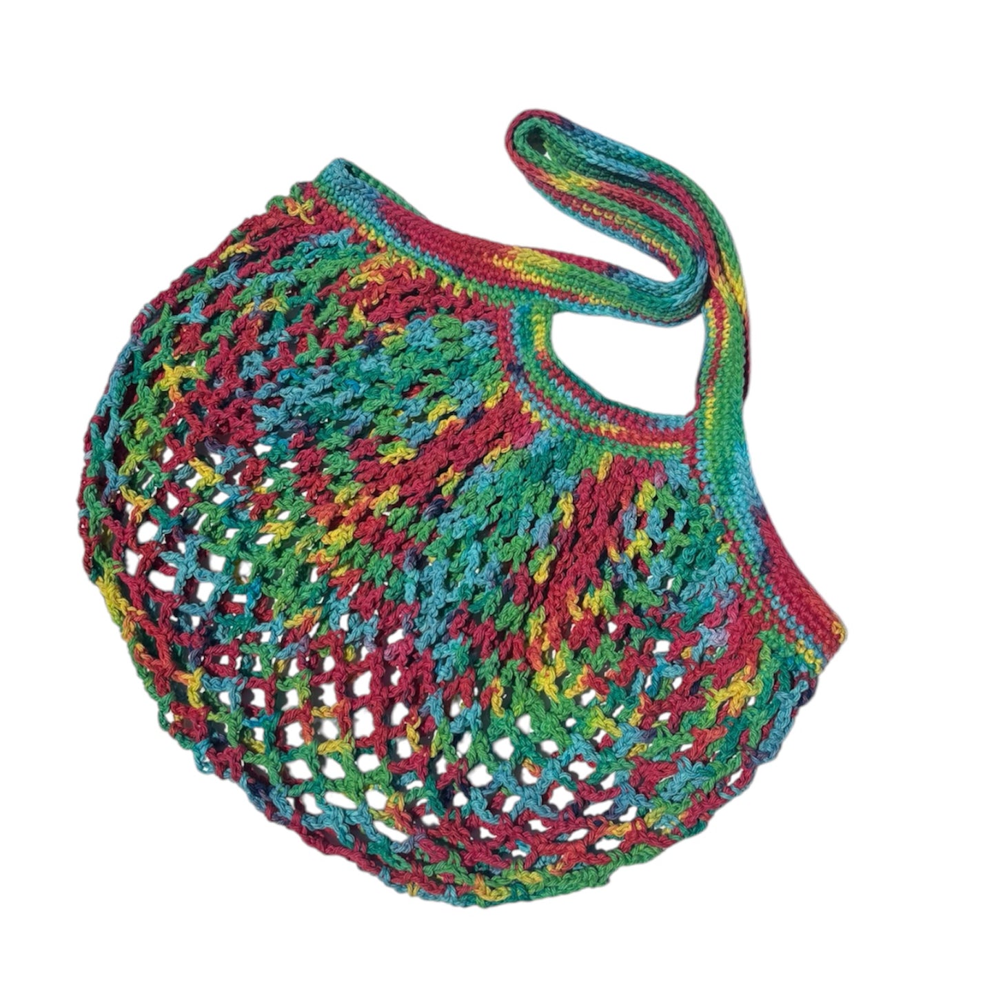 Rainbow Mesh Market Bag