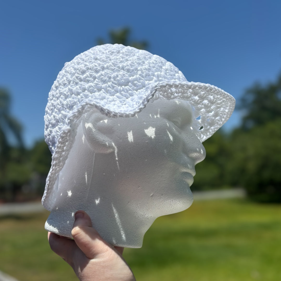 White Bucket Hat