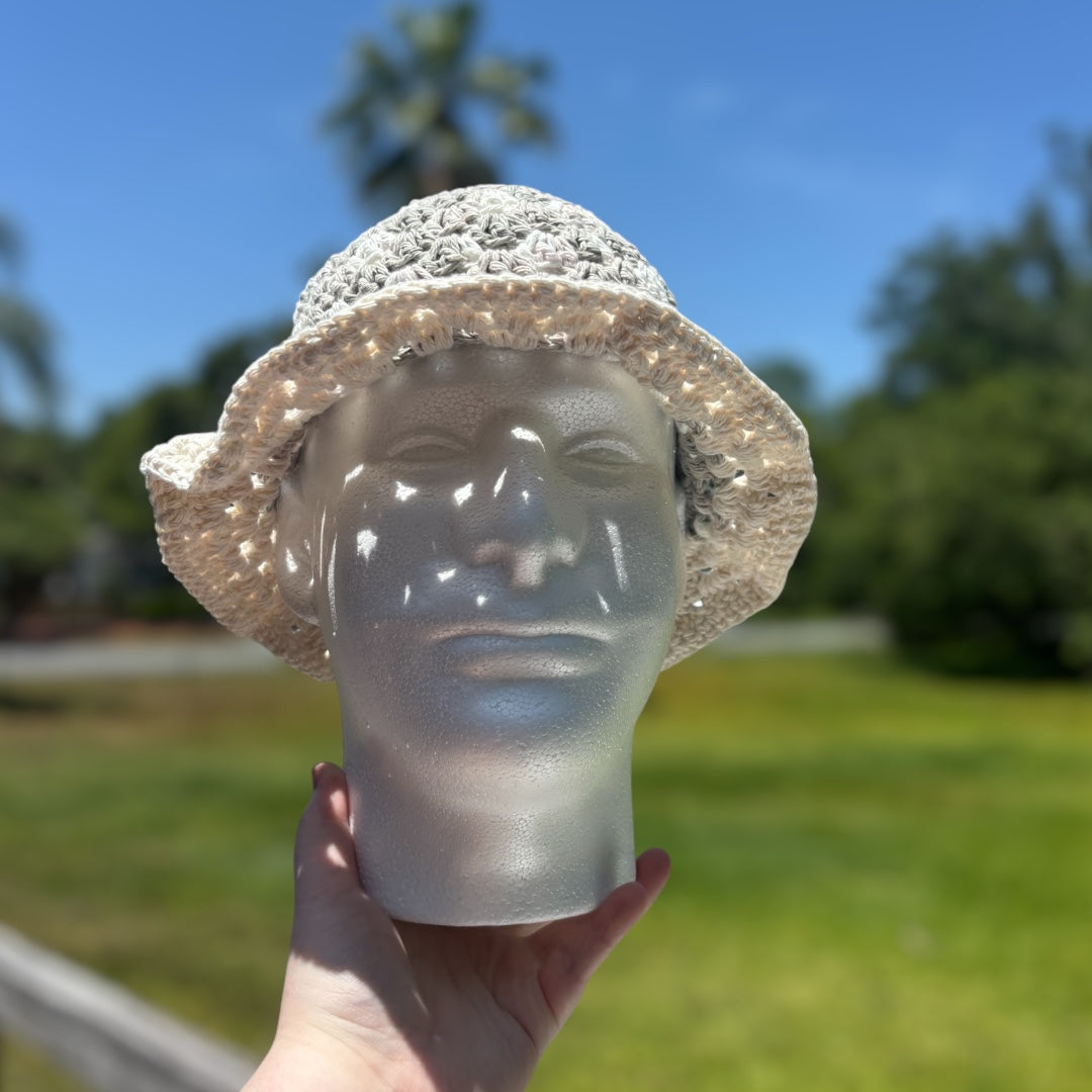 Graige Bucket Hat with Ecru Brim