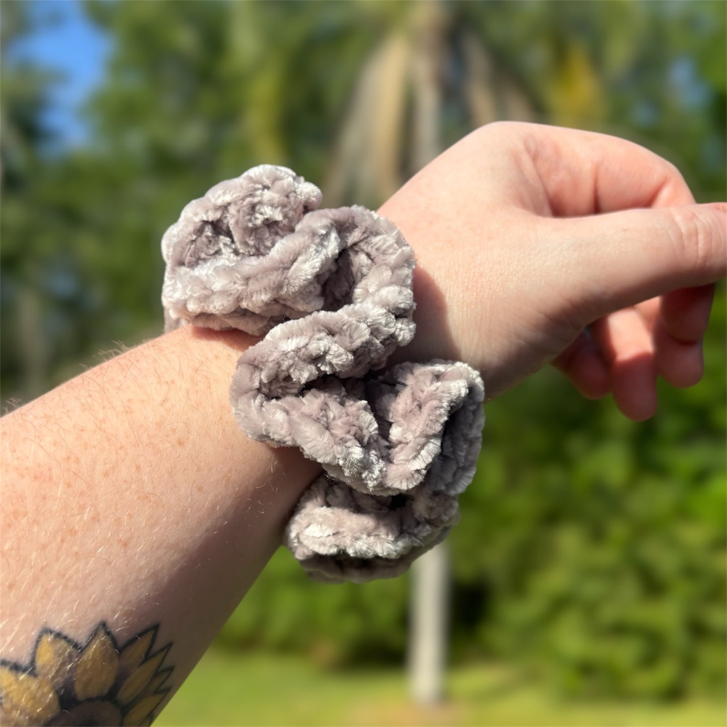 Soft Taupe Scrunchie
