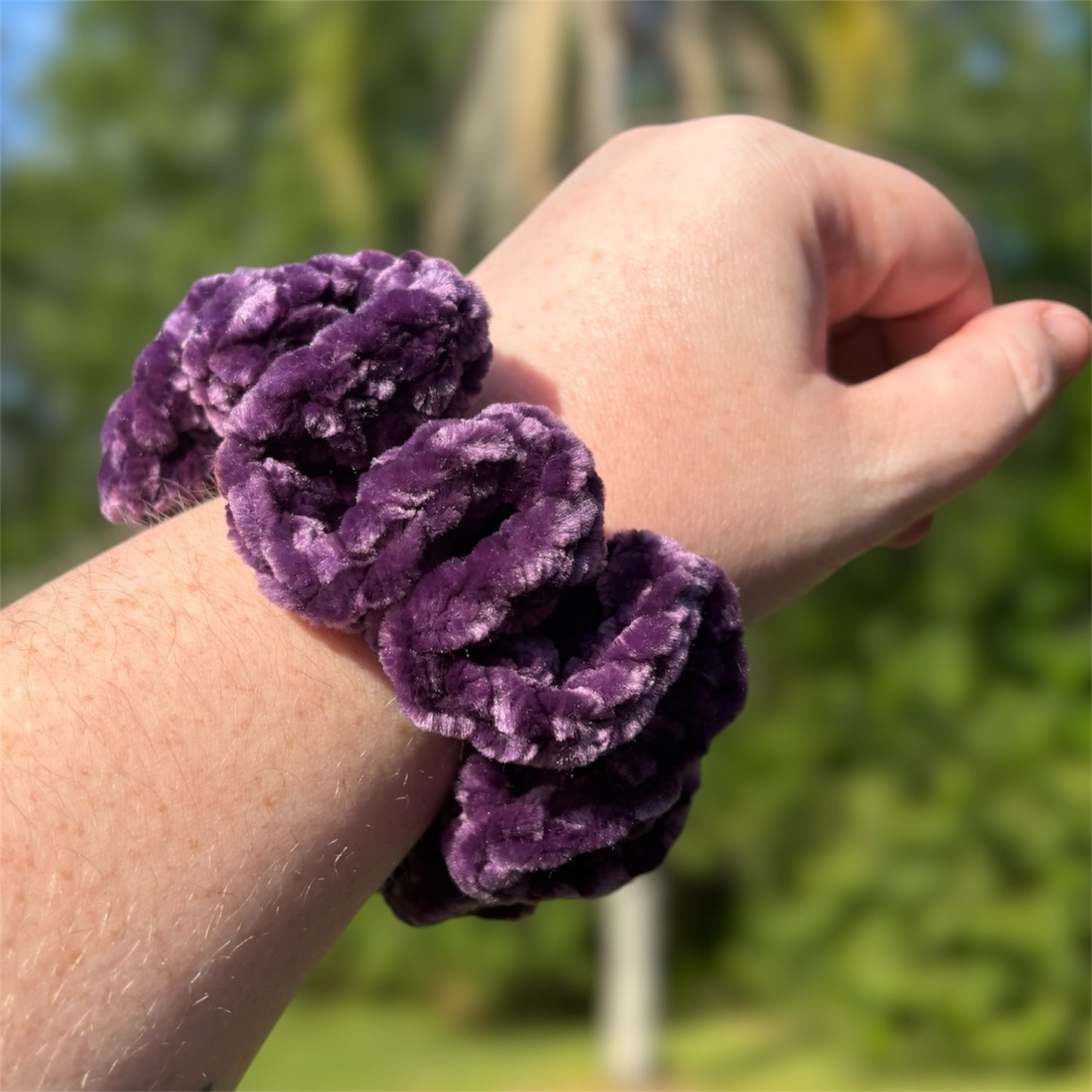 Plum Scrunchie
