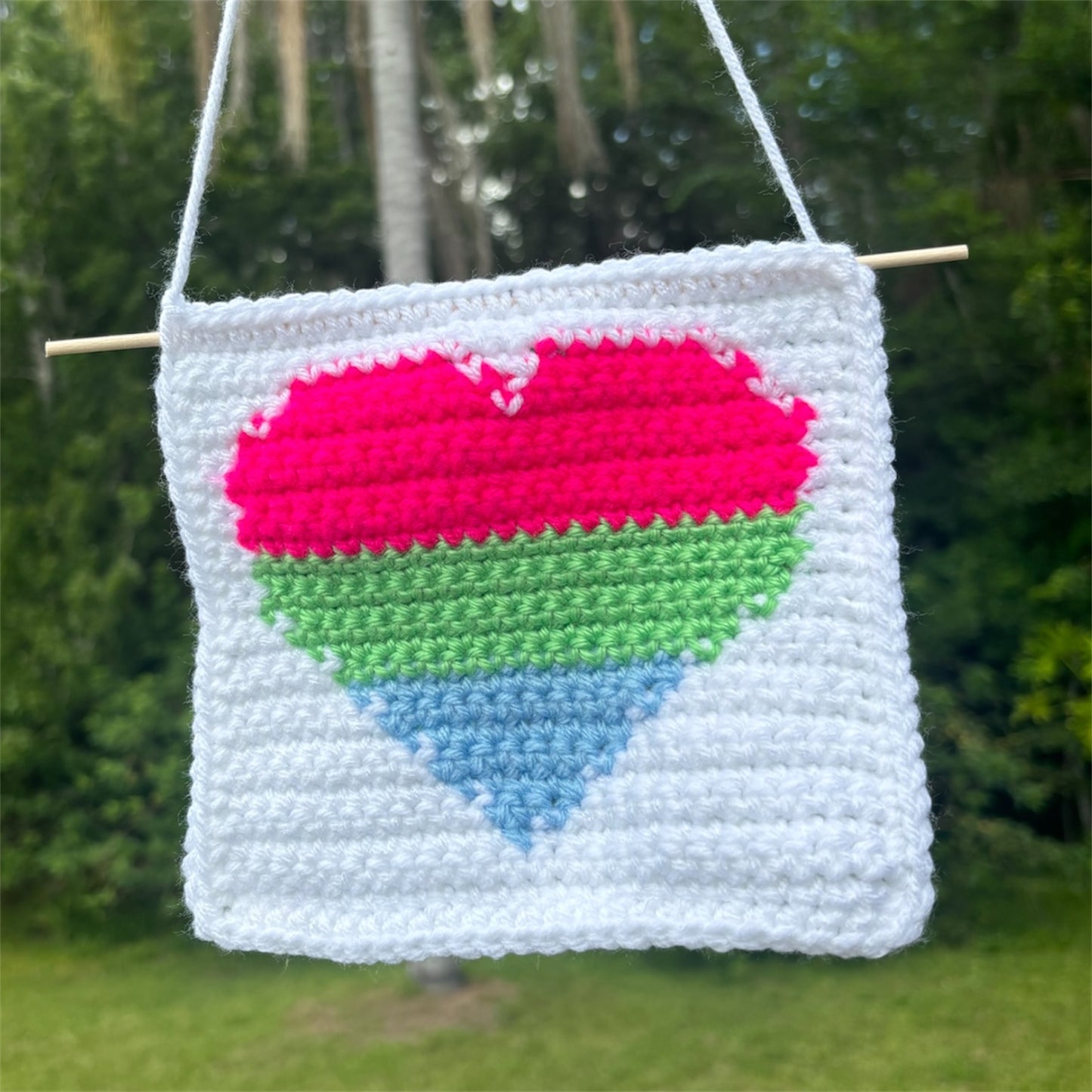 Polysexual Pride Flag Tapestry