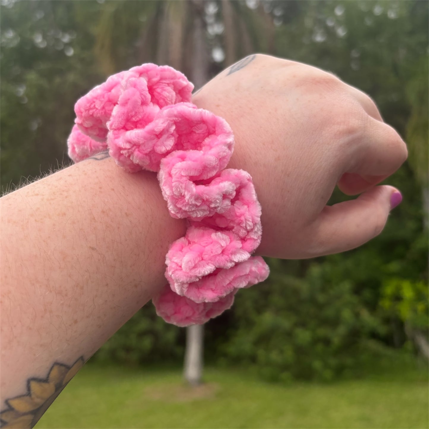 Hot Hot Pink Scrunchie
