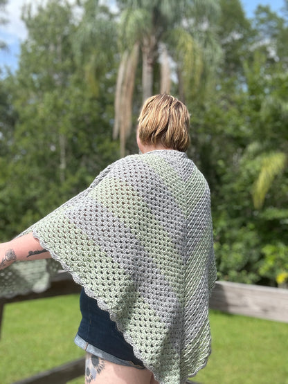 Silver & Sage Shawl