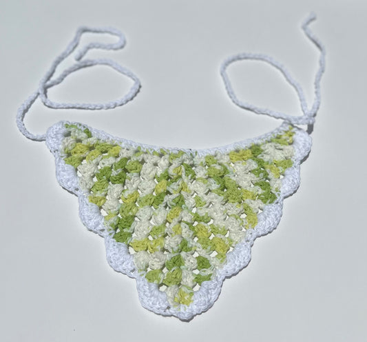 Limeade Bandana with White Border