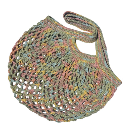 Buttercream Mesh Market Bag