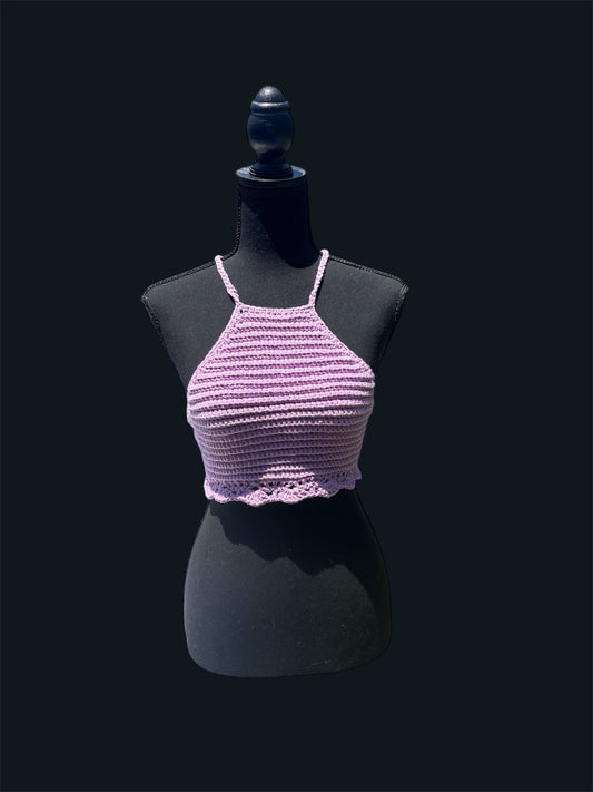 Orchid Willow Crop Top - XS