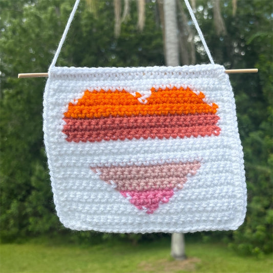 Lesbian Pride Flag Tapestry