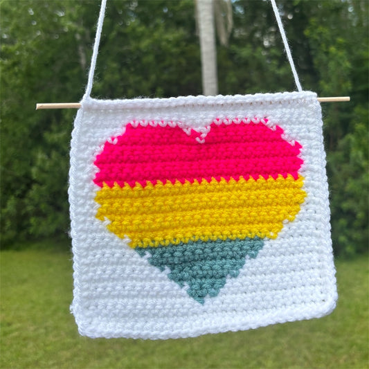 Pansexual Pride Flag Tapestry