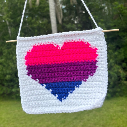 Bisexual Pride Flag Tapestry