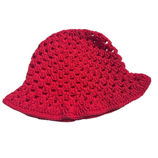 Cherry Red Bucket Hat